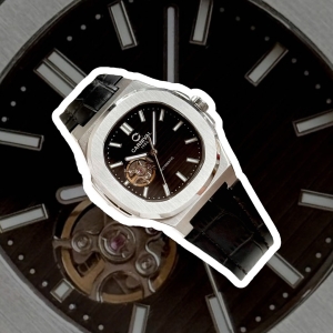 CARNIVAL 8128G LEATHER SILVER BLACK FACE