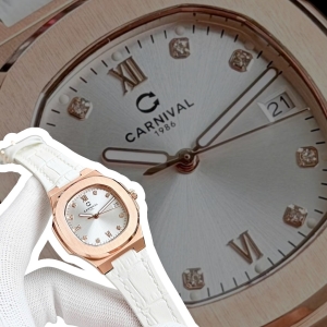 CARNIVAL 8160L DIAMOND ROSE WHITE DÂY DA TRẮNG