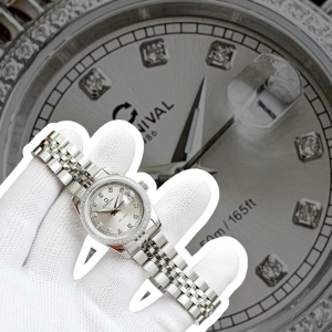 CARNIVAL 8131L2 SILVER DIAMOND GREY FACE WOMEN VIỀN ĐÁ