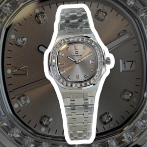 CARNIVAL 8160L2 SILVER  DIAMOND GREY FACE
