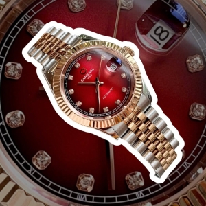 CARNIVAL 8250G DÂY THÉP DEMI ROSE MẶT ĐỎ RED FACE 38MM 