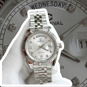 CARNIVAL 8190G SILVER WHITE FACE