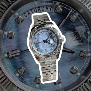 CARNIVAL 8190G SILVER MOP BLACK FACE 