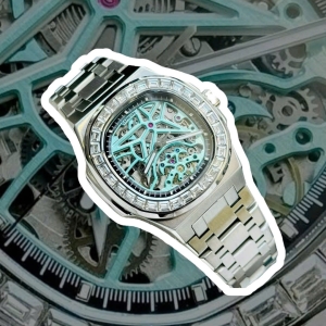  CARNIVAL NAUTILUS 8118G2 DIAMOND SILVER TIFFANY 