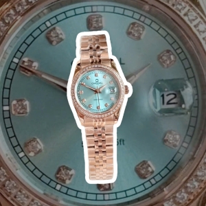 CARNIVAL 8131L2 DIAMOND ROSE TIFFANY FACE WOMEN VIỀN ĐÁ