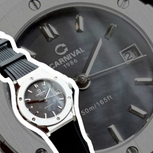 CARNIVAL 8168L SILVER MOP  BLACK XÀ CỪ FACE