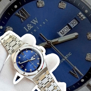 CARNIVAL IW 751G SILVER DIAMOND BLUE FACE