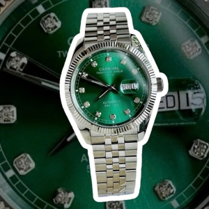 CARNIVAL 8131G SILVER GREEN FACE