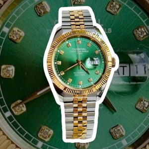 CARNIVAL 8131G DEMI GOLD GREEN FACE 