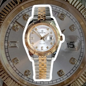 CARNIVAL 8190G DEMI GOLD WHITE FACE